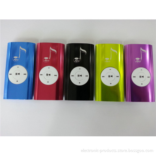 New hot-selling wholesale no memory mp3 player with external sound card MP3 band sound MP3 iron clamp ring card MP3